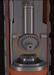 潜油隔膜泵工作原理示意图